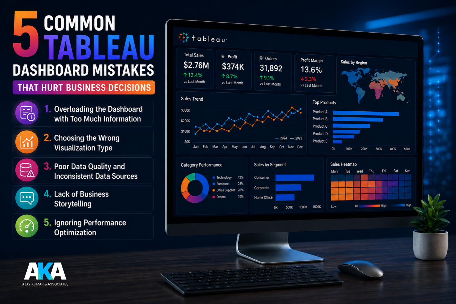 5 Common Tableau Dashboard Mistakes That Hurt Business Decisions